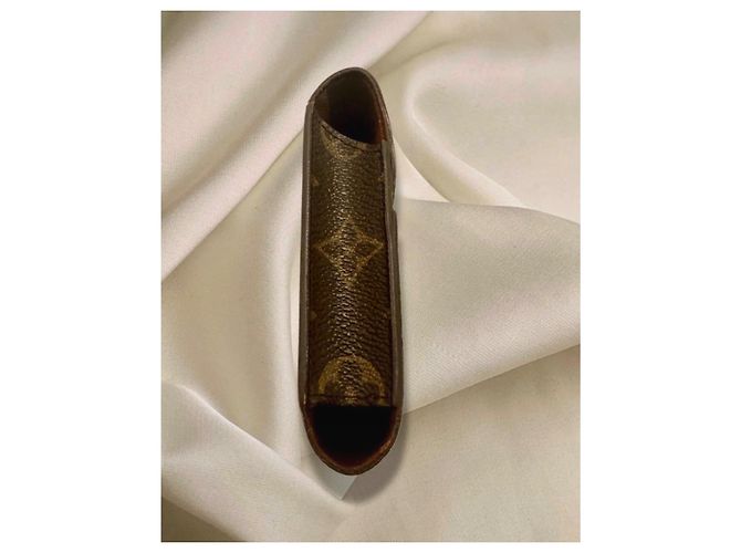 Louis Vuitton Monogram Canvas Cigarette Case Brown - view 9