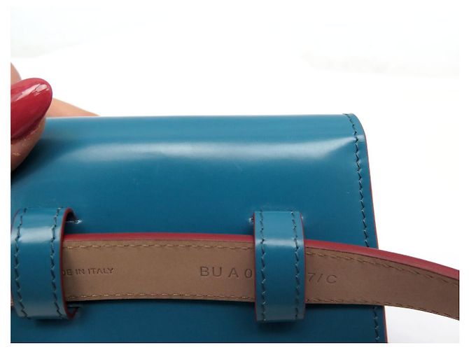 NEUER GIVENCHY GV3 GÜRTELTASCHE LEDER T62-74 Blau - Ansicht 17