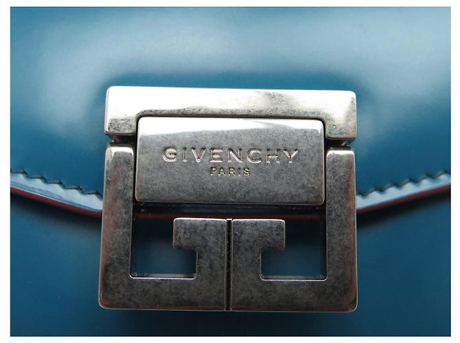 NEUER GIVENCHY GV3 GÜRTELTASCHE LEDER T62-74 Blau - Ansicht 7