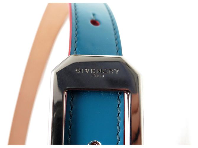 NEUER GIVENCHY GV3 GÜRTELTASCHE LEDER T62-74 Blau - Ansicht 8