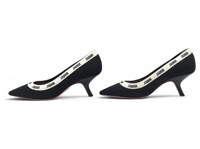 SCARPE DECOLTÉ DIOR J'ADIOR KCP549ECFS900 37.5 TELA NERA Nero - vista 2