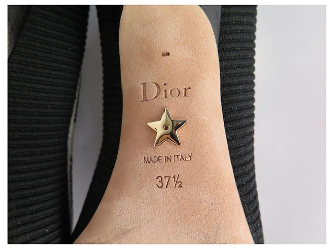 SCARPE DECOLTÉ DIOR J'ADIOR KCP549ECFS900 37.5 TELA NERA Nero - vista 7