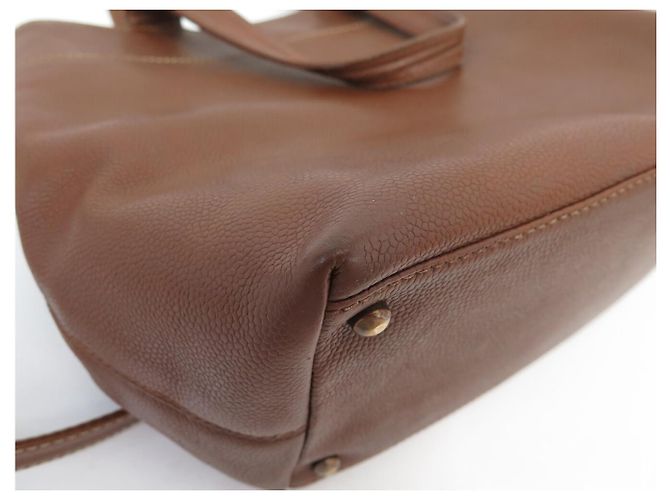 BORSA A MANO CHANEL EXECUTIVE IN PELLE CAVIAR MARRONE A15201 LEATHER BAG - vista 14