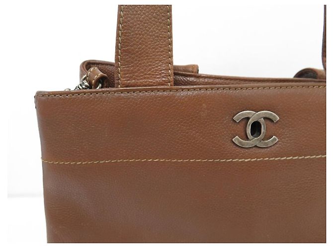 BORSA A MANO CHANEL EXECUTIVE IN PELLE CAVIAR MARRONE A15201 LEATHER BAG - vista 16