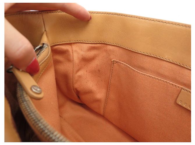 Céline BORSA CELINE BOOGIE IN PELLE NATURALE BEIGE 32CM - vista 10
