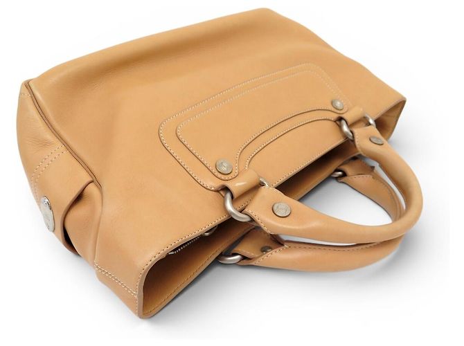 Céline BORSA CELINE BOOGIE IN PELLE NATURALE BEIGE 32CM - vista 5