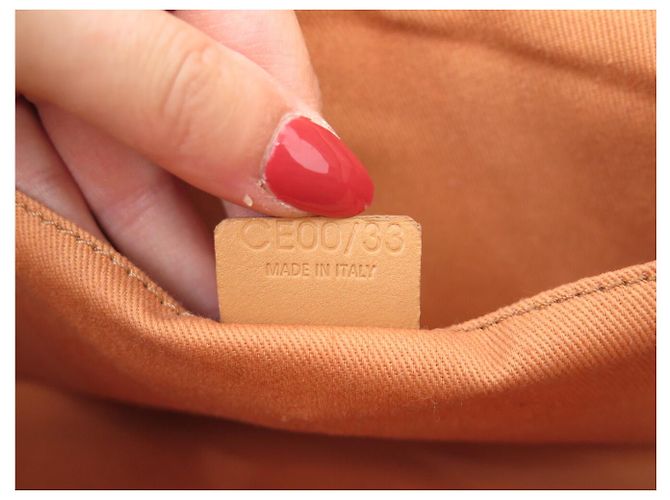 Céline BORSA CELINE BOOGIE IN PELLE NATURALE BEIGE 32CM - vista 8