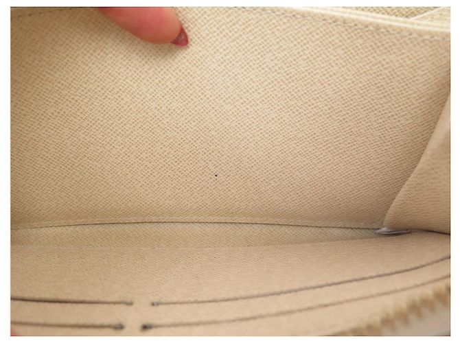 CARTERA LOUIS VUITTON ZIPPY N41660 EN LIENZO DAMIER AZUR Blanco - vista 13