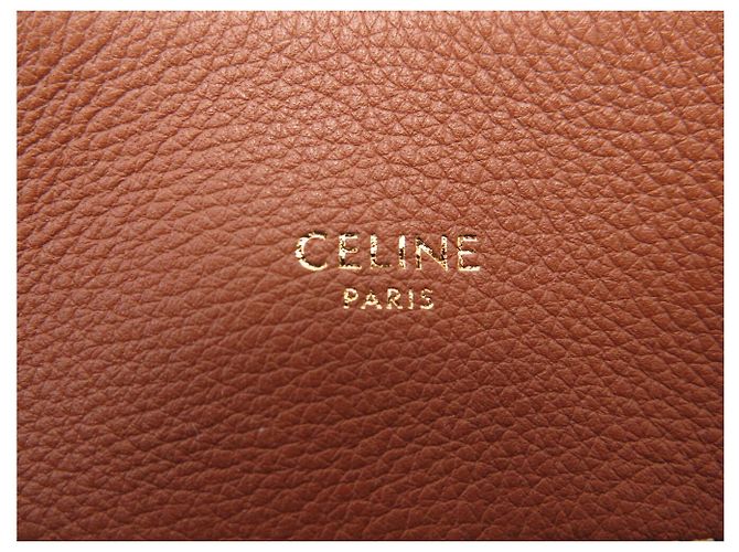 Céline NUOVA BORSA CELINE APPOLINE MEDIUM 114963FK6 IN PELLE CAMEL CON TRACCOLLA Cammello - vista 12