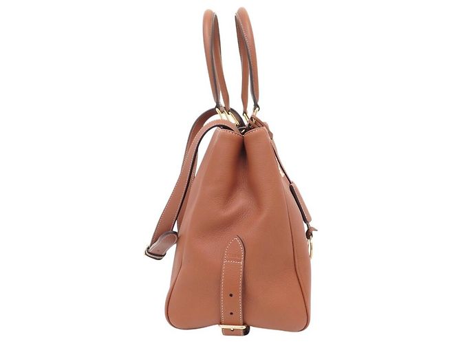 Céline NUOVA BORSA CELINE APPOLINE MEDIUM 114963FK6 IN PELLE CAMEL CON TRACCOLLA Cammello - vista 3