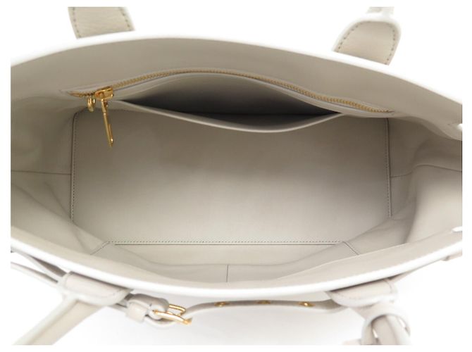 Céline NUOVA BORSA CELINE CONTI MEDIUM 199873EZJ IN PELLE GRIGIO LIGHT STONE - vista 12