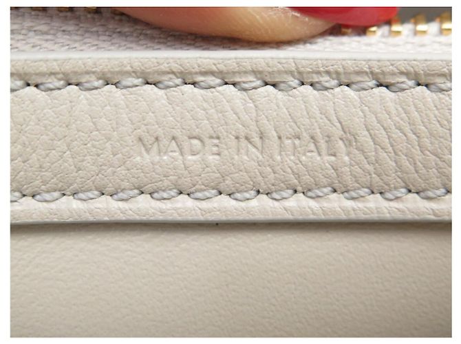 Céline NUOVA BORSA CELINE CONTI MEDIUM 199873EZJ IN PELLE GRIGIO LIGHT STONE - vista 14