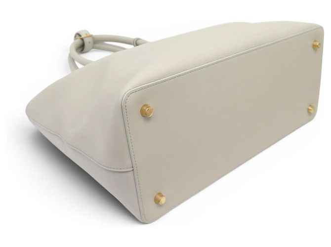 Céline NUOVA BORSA CELINE CONTI MEDIUM 199873EZJ IN PELLE GRIGIO LIGHT STONE - vista 5
