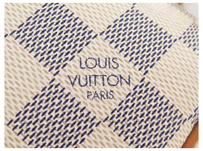 BORSA A MANO LOUIS VUITTON EVA IN CANVAS DAMIER AZUR N55214 Crudo - vista 11