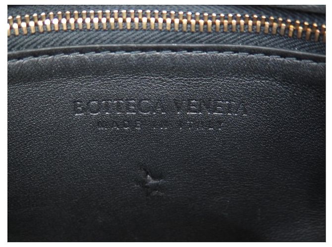 NEUF SAC A MAIN BOTTEGA VENETA CHAIN CASSETTE MATELASSE INTRECCIO NOIR - vue 11