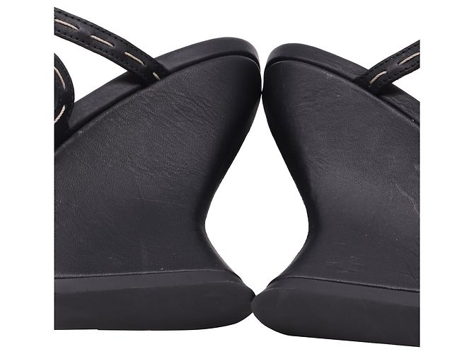 Sandali con tacco Alberta Ferretti con cinturini a gabbia in pelle nera Nero - vista 10