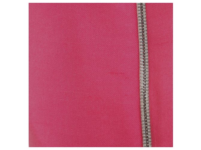 Dolce & Gabbana Bleistift-Minirock aus rosa Seide Pink - Ansicht 12