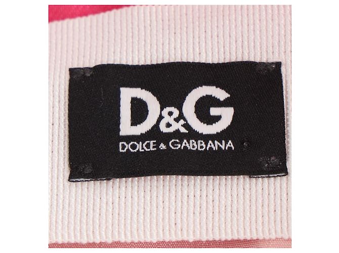 Dolce & Gabbana Bleistift-Minirock aus rosa Seide Pink - Ansicht 4