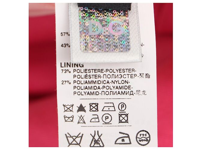 Dolce & Gabbana Bleistift-Minirock aus rosa Seide Pink - Ansicht 7
