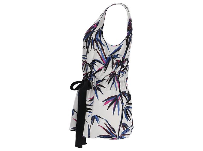 Camicetta Emilio Pucci in seta multicolore con stampa signature Tropical Bamboo - vista 2