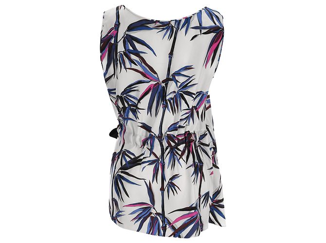 Camicetta Emilio Pucci in seta multicolore con stampa signature Tropical Bamboo - vista 3
