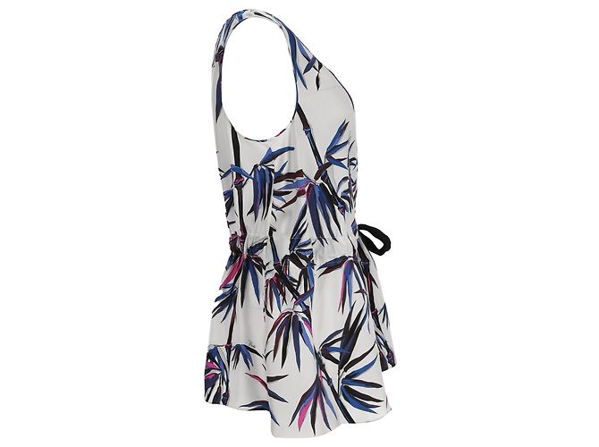 Camicetta Emilio Pucci in seta multicolore con stampa signature Tropical Bamboo - vista 4