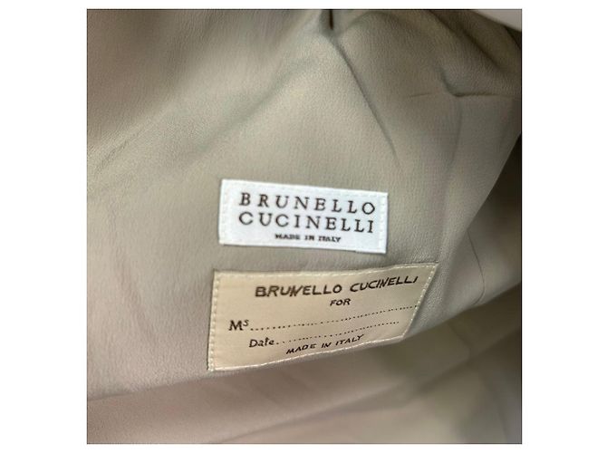 Blazer monopetto Brunello Cucinelli in viscosa oro metallizzato D'oro Metallico - vista 7