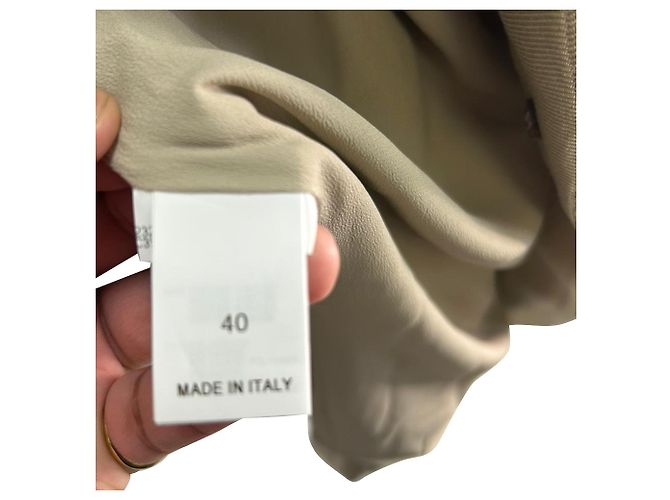 Blazer monopetto Brunello Cucinelli in viscosa oro metallizzato D'oro Metallico - vista 8