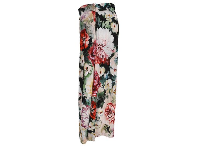 Devotion Calças Dolce & Gabbana em viscose com estampa floral - vista 2