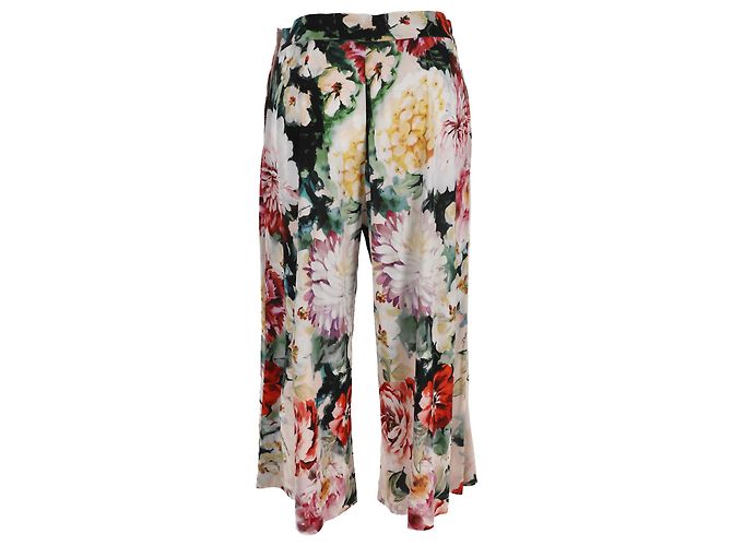 Devotion Calças Dolce & Gabbana em viscose com estampa floral - vista 3