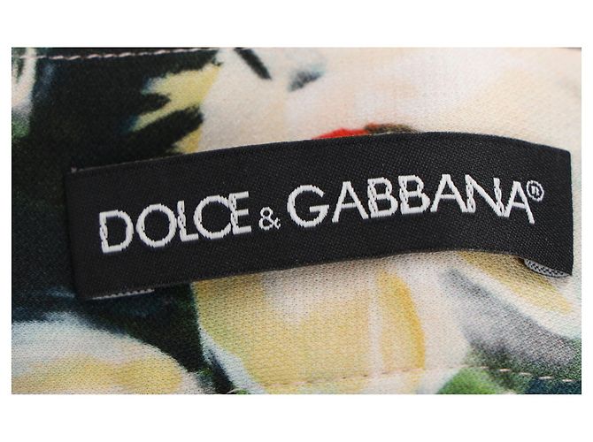 Devotion Calças Dolce & Gabbana em viscose com estampa floral - vista 4