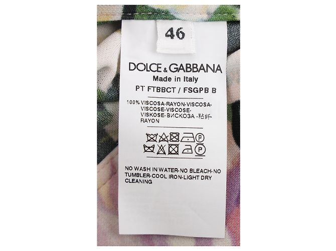 Devotion Calças Dolce & Gabbana em viscose com estampa floral - vista 5