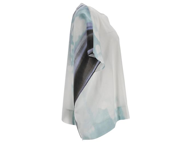 Top Kimono Tie-Dye in seta multicolore Diane von Furstenberg - vista 4
