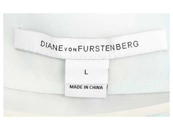 Top Kimono Tie-Dye in seta multicolore Diane von Furstenberg - vista 5