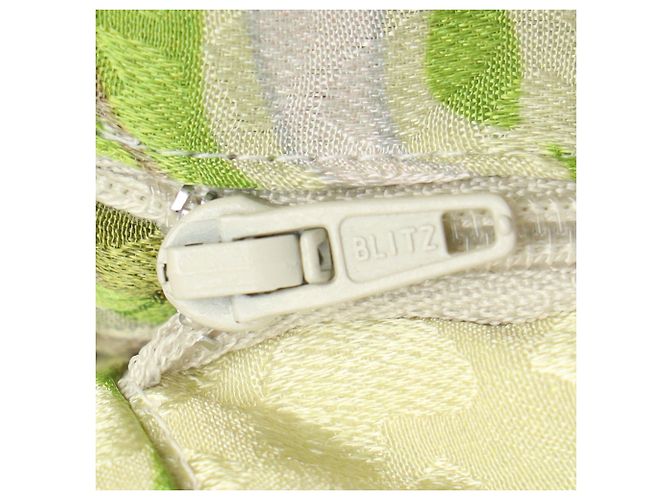 Pantalones Etro con estampado paisley en seda verde - vista 7