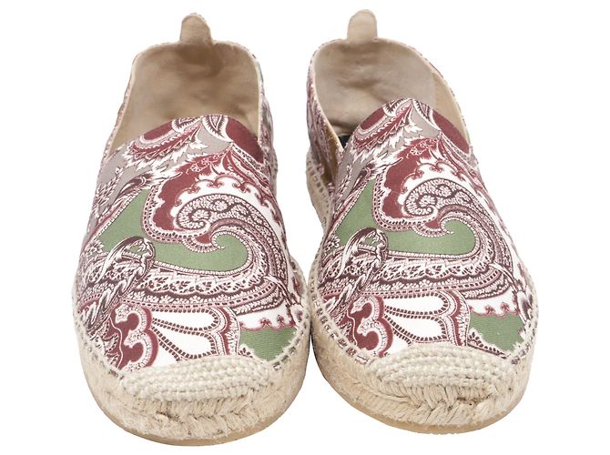 Espadrilles Etro in tela con stampa paisley multicolore - vista 2