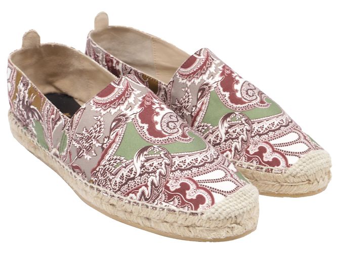 Espadrilles Etro in tela con stampa paisley multicolore - vista 3