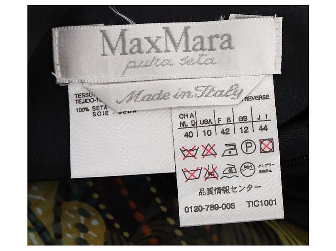 Max Mara Bedrucktes Halterneck-Midikleid aus grüner Seide - Ansicht 5