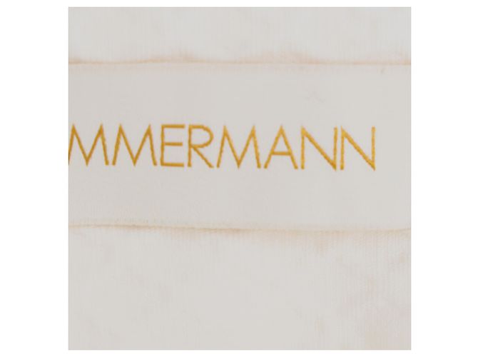 Zimmermann Gürtel-Straight-Leg Cropped Hose aus weißer Baumwolle - Ansicht 5