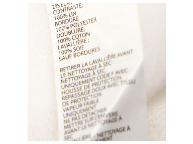 Zimmermann Gürtel-Straight-Leg Cropped Hose aus weißer Baumwolle - Ansicht 8