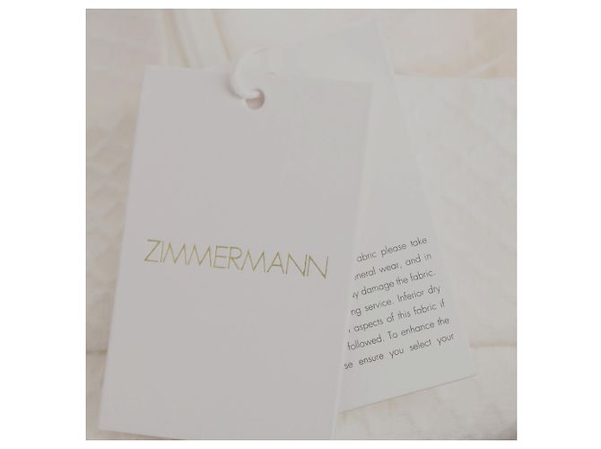 Zimmermann Gürtel-Straight-Leg Cropped Hose aus weißer Baumwolle - Ansicht 9