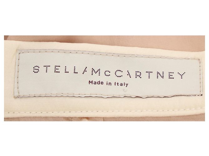 Stella Mc Cartney Stella McCartney Plisierter Rock aus beiger Seide - Ansicht 4