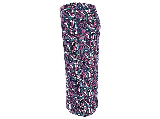Gonna midi in maglia jacquard stampata Emilio Pucci in poliammide multicolore - vista 2