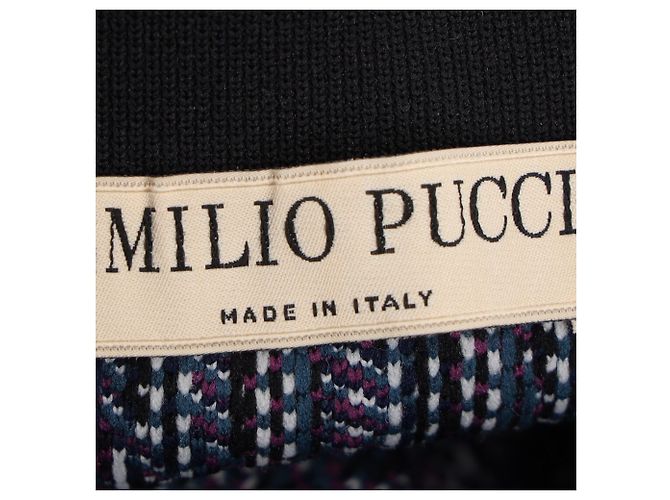 Gonna midi in maglia jacquard stampata Emilio Pucci in poliammide multicolore - vista 4