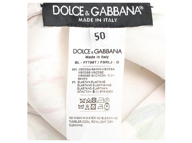 Devotion Camicetta Dolce & Gabbana con stampa floreale in viscosa rosa - vista 4