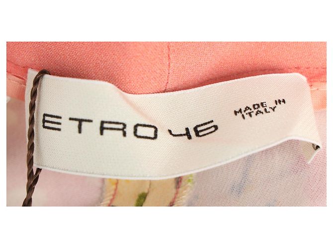 Pantalones Etro con estampado floral en viscosa rosa - vista 5