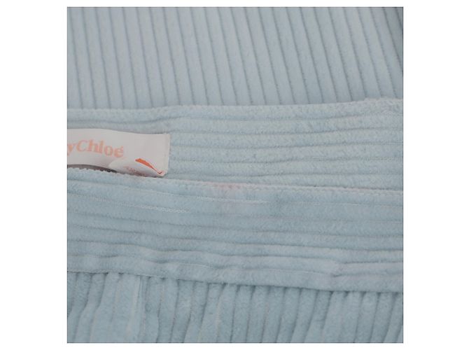 Pantalones cortos de pana See by Chloé en algodón azul claro - vista 8