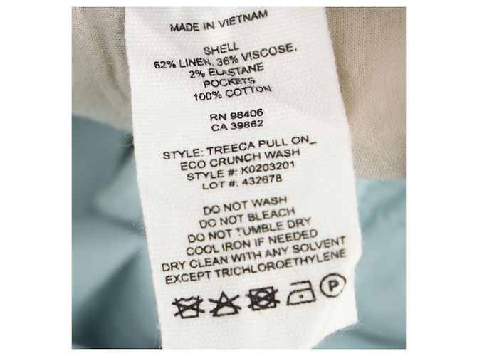 Theory Hose aus hellblauem Leinen - Ansicht 5