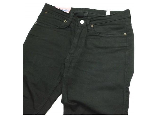 Jeans in cotone Acne Studios Bla Konst Nero - vista 4