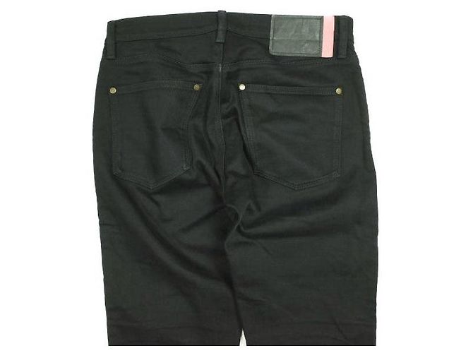 Jeans in cotone Acne Studios Bla Konst Nero - vista 6
